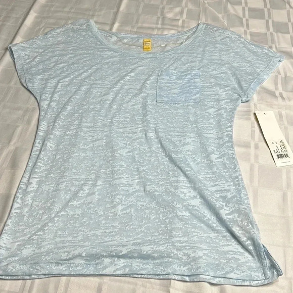 LOLE LONI tee shirt,women XS,Sheer and texture. Relax fit ,Oversize fit,coastal - Picture 9 of 9